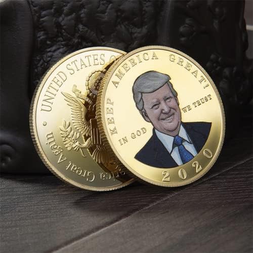 2020 ABD Başkanlık Trump Seçim Altın Sikke hatıra parası Mücadelesi Coin Paraları Koleksiyon (1)