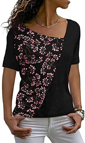 Hafif V Boyun Tişörtü Kadınlar için Yaz Moda Rahat Klasik Tişörtü Kravat boya Kolsuz Gevşek Fit