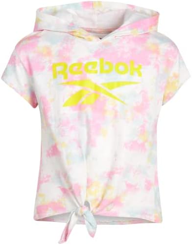 Reebok Kız Çocuk Giyim Seti - Kısa Kollu Performanslı Tişört ve Tam Boy Tayt Çocuk Giyim Seti (2 Parça)