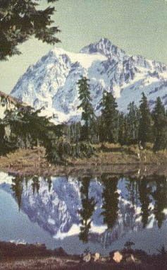 Shuksan Dağı, Washington Kartpostalı