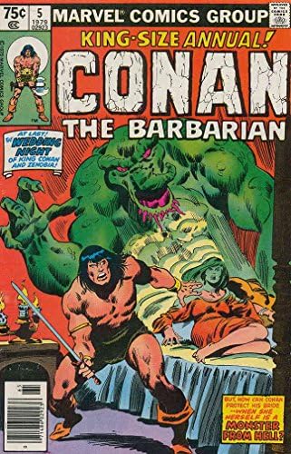 Barbar Conan Yıllık 5 (Gazete Bayii ) FN; Marvel çizgi romanı / Düğün Gecesi