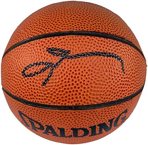 Allen Iverson imzalı otantik mini basketbol Philadelphia 76ers PSA