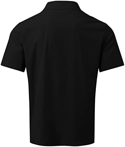 UBST Pamuk Keten Gömlek Mens için, yaz Kısa Kollu Düğme Aşağı Çift Cep T Shirt Rahat Fit Gevşek Plaj Tops