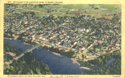 Albany, Oregon Kartpostalı
