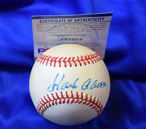 Hank Aaron PSA DNA Sertifikası İmzası MacPhail Amerikan Ligi İmzalı Beyzbol - İmzalı Beyzbol Topları